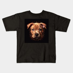 Cute Staffy puppy Kids T-Shirt